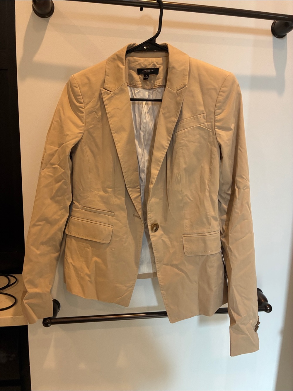 Ann Taylor Beige Women's Blazer